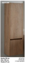 Mueble auxiliar baño Hana 120 cm x 35 cm x 27 cm Sanchis — Decosola