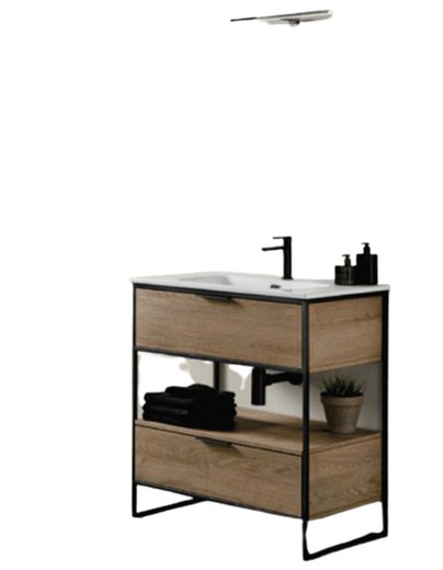 Conjunto mueble de baño con patas Estructura 6M01 Nórdico Sanchis