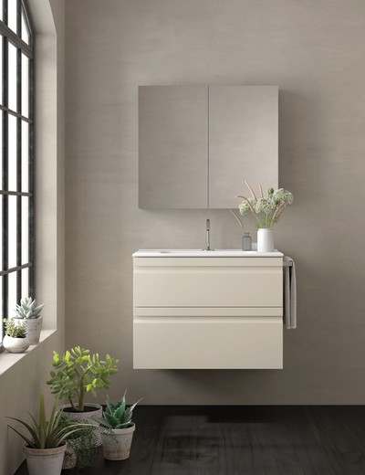 Natalia 2 drawers color 34 with air ceramic sink Avila two