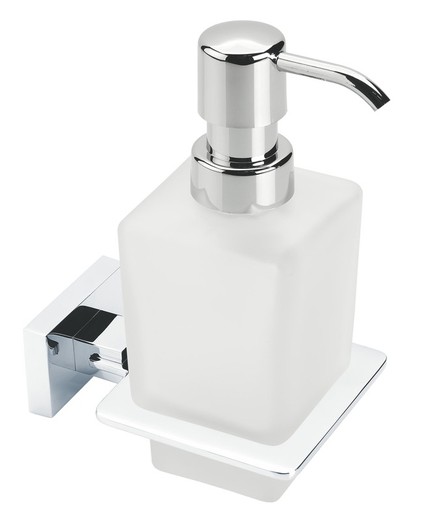 Nick chrome soap dispenser