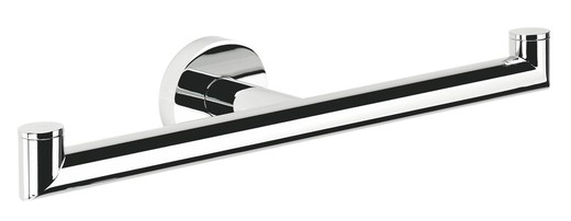 Odeon Chrome Double Toilet Roll Holder