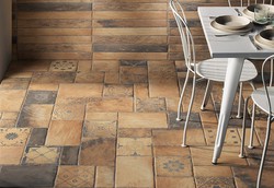 Degrau porcelanato antiderrapante 30x33x4 Tech-Land Fire Natucer