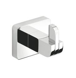 Percha adhesiva de baño cromo Dona_03 PyP