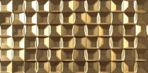Pieza Azulejo Architrave Gold Geo 29,75x59,55cm Aparici