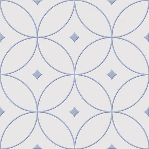 Porzellan 25x25 Alhambra blau 1,00m2 - 16 Stück Keros