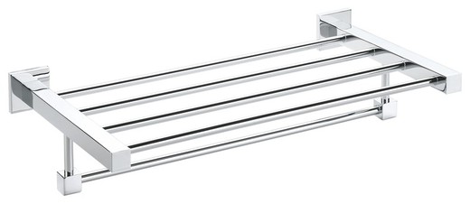 Towel holder with chrome-plated brass bar Ac-107