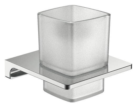 Chrome adhesive cup holder Indi_08 PyP