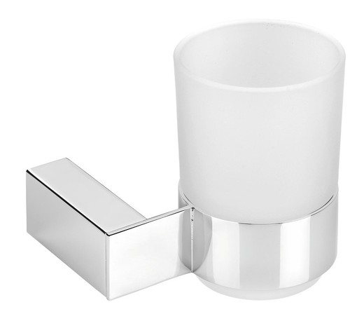 Chrome adhesive cup holder Kiro_08 Pyp