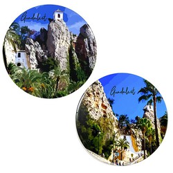 Posavasos guadalest Medidas: 0,7 cm x 10,8 cm x 10,8 cm  Material: Ceramica Peso neto: 105 grs.