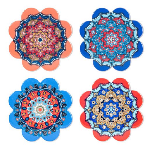 Mandala-Untersetzer 0,5 cm x 11,5 cm x 11,5 cm Signes Grimalt
