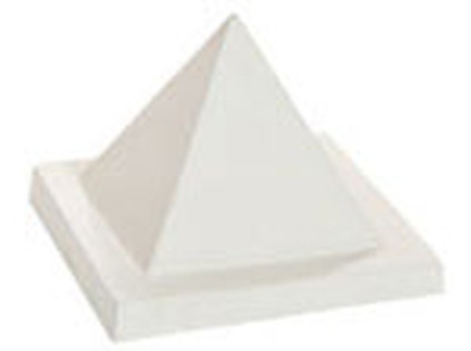 Klassieke witte piramide-afwerking Verniprens
