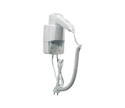 Asciugacapelli manuale in ABS bianco Mediclinics SC0030