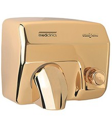 Secador de manos saniflow manual Acero Baño de Oro E88O Mediclinics