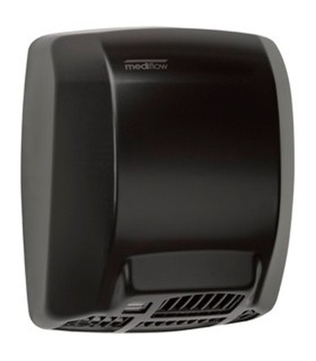 Mediflow Automatic Hand Dryer Epoxy Steel Matte Black M02AB Mediclinics