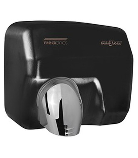Assecador de mans Saniflow automàtic Acer Epoxi Negre mat E05AB Mediclinics