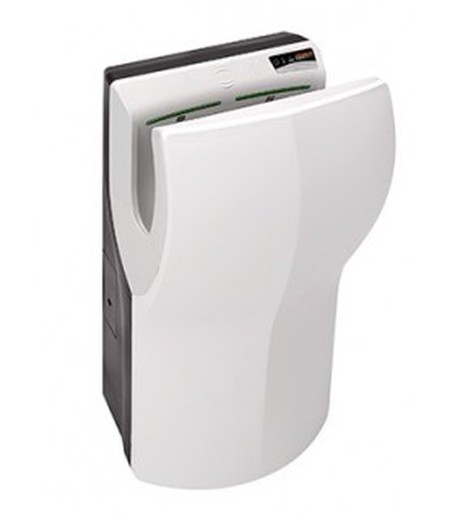 Mediclinics M-14A White ABS Automatic Dualflow Hand Dryer