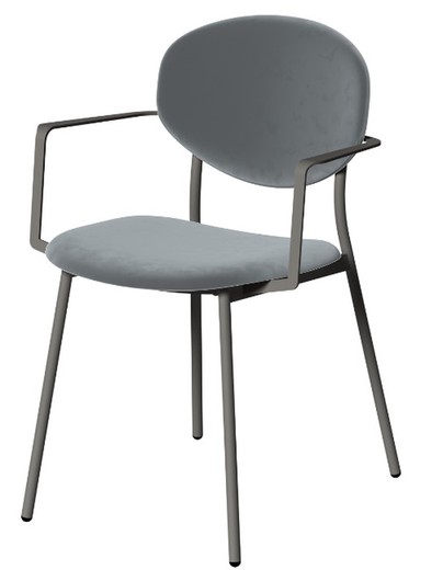 Way chair with armrests Cancio