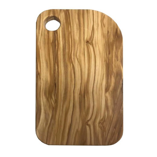 Cutting board Measurements: 1.5 cm x 16 cm x 28 cm Material: Olive Wood Net weight: 550 grs.