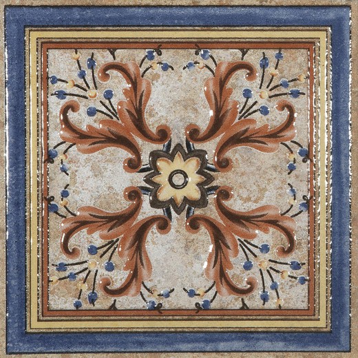 Wtyczka dekoracyjna Aitana brązowa 16,5x16,5 Azuliber