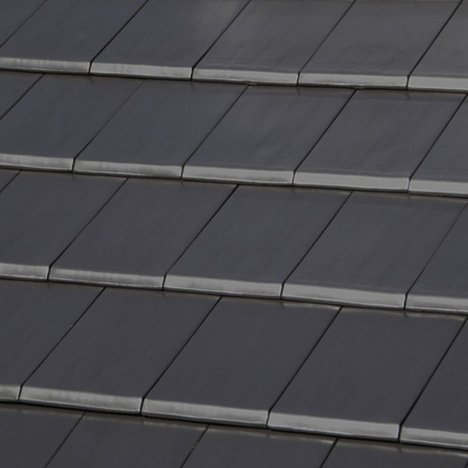 Flat-10 Graphite Tejas Borja roof tile