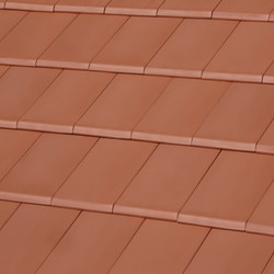 Πλακάκι οροφής Flat-10 Red Tejas Borja