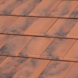 Flat-10 Roof Tile Moss Red Tejas Borja