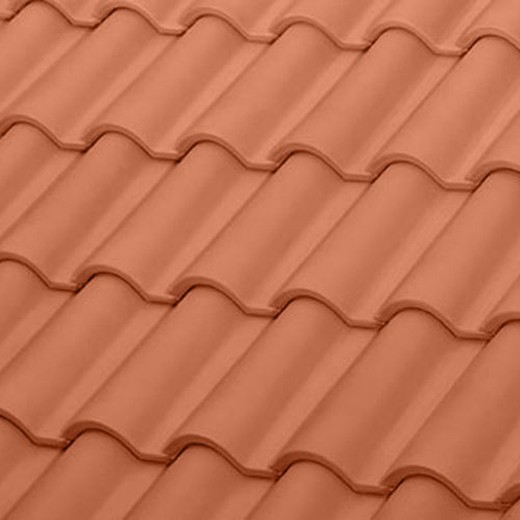 Mixed roof tile TB12 Red Tejas Borja