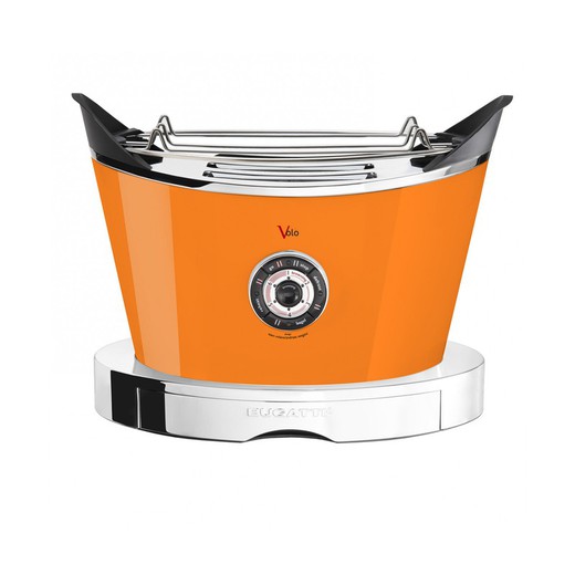 Leuchtend orangefarbener Toaster von Casa Buggati