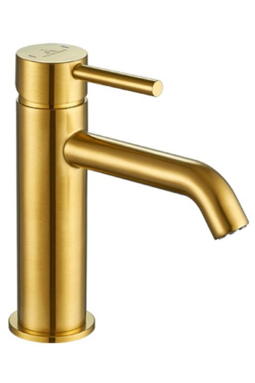 Grifería lavabo oro