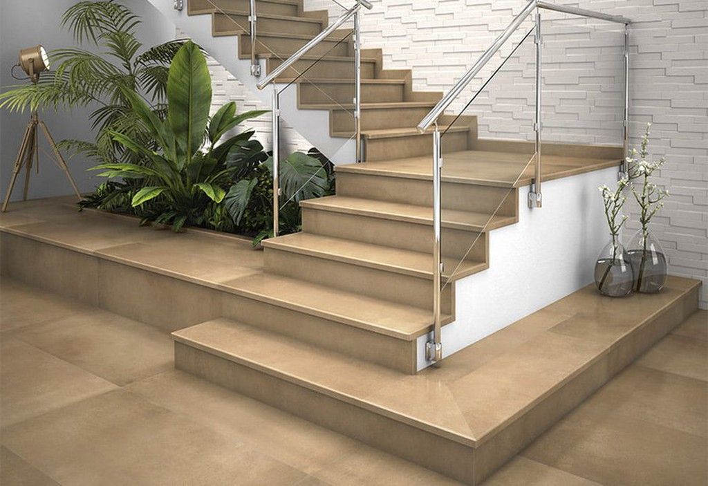 Degraus de cerâmica para escadas internas 🏡 | Azulejos Sola 🛠️ ...