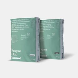Adhesivo mineral C2 TE Pragma Flex 25 kg Kerakoll