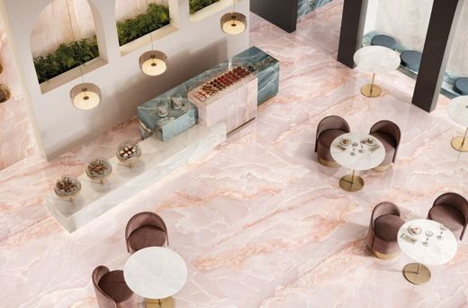 Porslinslåda Tele Di Marmo Onyx Rosa Emil