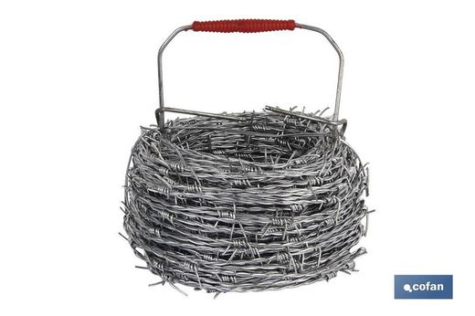 Fil de fer barbelé galvanisé 1.7Mm X 50M