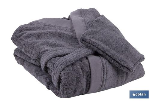 Peignoir Gris Anthracite Gr.500 / M2 Pierre Modèle Taille M