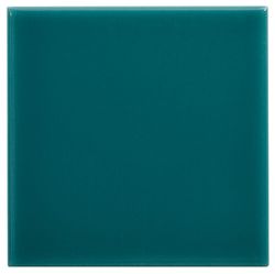Azulejo 10x10 color Turquoise brillo 100 piezas 1,00 m2/Caja Complementto