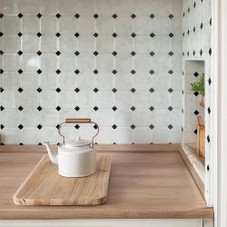 Azulejo Adhesivo Betera Blanco 19,69 cm x 19,69 cm The Smarttiles