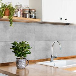 Grå Block Självhäftande Kakel 57,35 cm x 29,41 cm Smarttiles