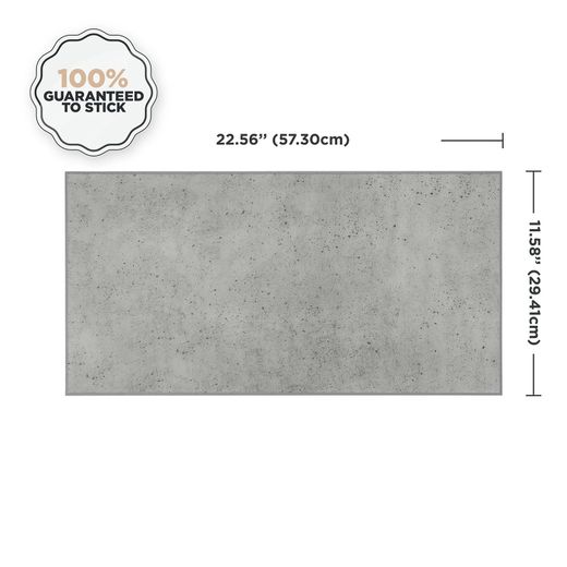 Grå Block Självhäftande Kakel 57,35 cm x 29,41 cm Smarttiles