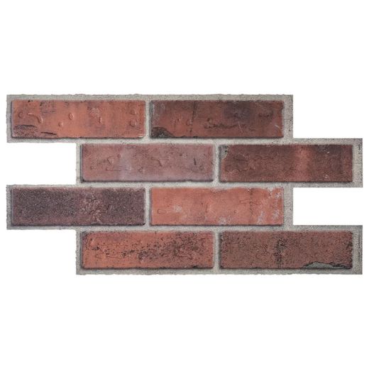 Carrelage adhésif Brick Porto 54,05 cm x 27,58 cm Les Smarttiles
