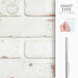 Piastrella adesiva Brick Toscana 54,05 cm x 27,58 cm The Smarttiles