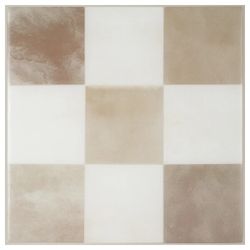 Azulejo Adhesivo Damier Luxor 19,69cm x 19,69cm cm The Smarttiles