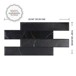 Norwegische Dorato-Klebefliese 57,30 cm x 29,41 cm Die Smarttiles