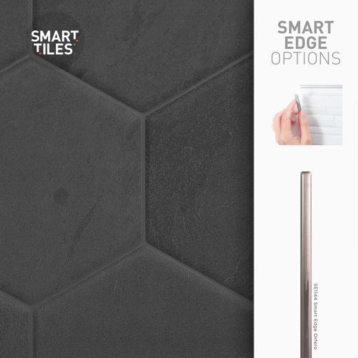 Αυτοκόλλητο πλακάκι Hexa Walton 24,28cm x 26,95cm The Smarttiles