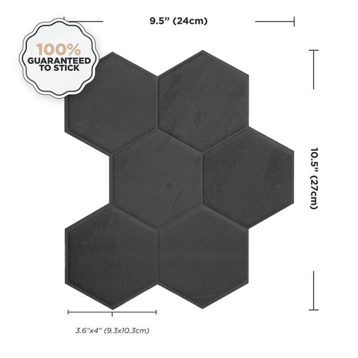 Αυτοκόλλητο πλακάκι Hexa Walton 24,28cm x 26,95cm The Smarttiles