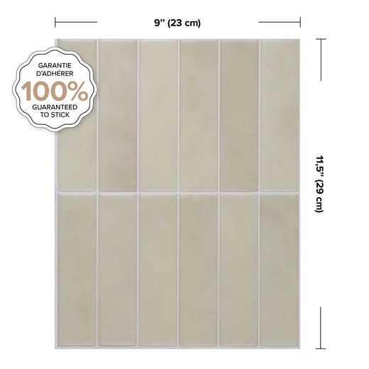 Marokko Tanger Klebefliese 29,03x22,86 cm Die Smarttiles