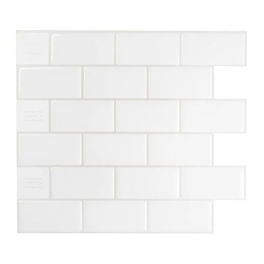 Carrelage adhésif Metro Norden 27,81 cm x 24,64 cm Les Smarttiles