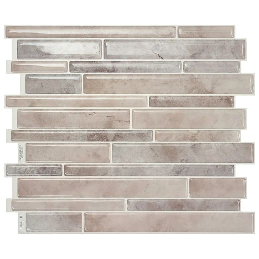 Carrelage adhésif Milan Todi 29,34 cm x 24,46 cm Les Smarttiles