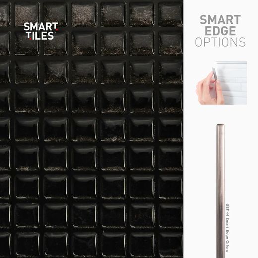 Rajola Adhesiu Mínim Negre 29,34 cm x 24,49 cm The Smarttiles