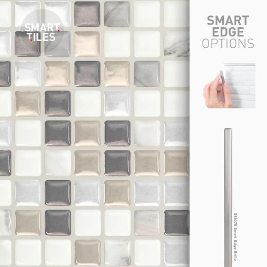 Αυτοκόλλητο πλακάκι Minimal Night 25,91 cm x 23,11 cm The Smarttiles