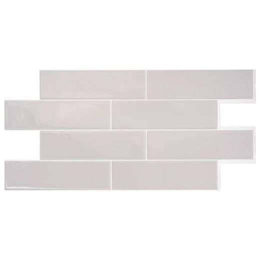 Carrelage adhésif gris Oslo 57,30 cm x 27,64 cm The Smart Tiles
